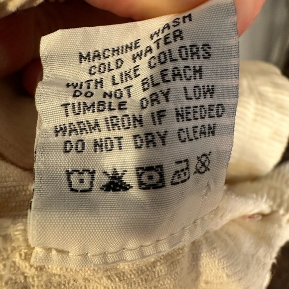 Velvet Heart Corduroy Shacket Shirt Jacket Women Size L Ivory Utility Pockets - Picture 12 of 13